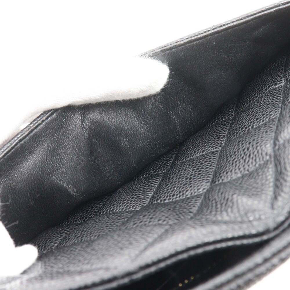 CHANEL Black Caviar Leather Logo Tote Bag - Picture 10 of 12